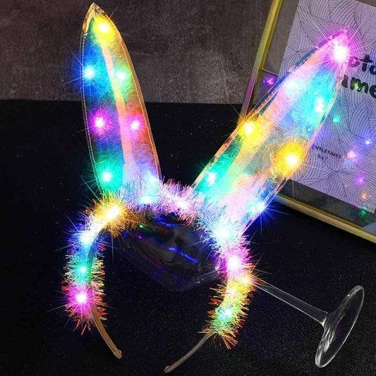 Rabbit Ears Hair Band with Light toy